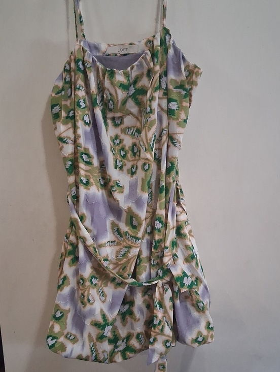 LOFT Dresses & Skirts - NWT Loft Floral Clip Pleated Mini Pocket Dress Size 8